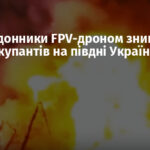 Прикордонники FPV-дроном знищили човен окупантів на півдні України