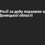 Війська Росії за добу поранили одного жителя Донецької області