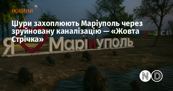 Щури захоплюють Маріуполь через зруйновану каналізацію — «Жовта Стрічка»