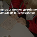 Оккупанты заставляют детей писать письма солдатам в Приморском