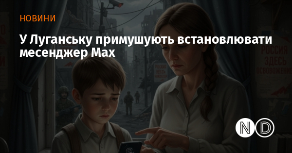 У Луганську примушують встановлювати месенджер Max У Луганську примушують встановлювати месенджер Max