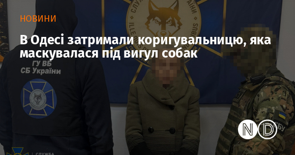 В Одесі затримали коригувальницю, яка маскувалася під вигул собак В Одесі затримали коригувальницю, яка маскувалася під вигул собак