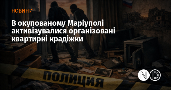 В окупованому Маріуполі активізувалися організовані квартирні крадіжки