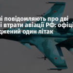 В Україні повідомляють про дві ймовірні втрати авіації РФ: офіційно підтверджений один літак