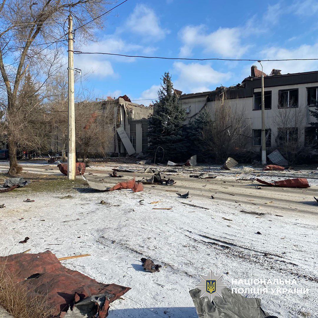 Наслідки російських ударів по Донецькій області. Фото: Нацполіція України