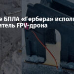 Впервые БПЛА «Гербера» использовали как носитель FPV-дрона