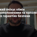 Зеленський очікує обмін військовополоненими та наполягає на реальних гарантіях безпеки