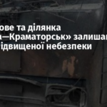 Барвінкове та ділянка «Лозова—Краматорськ» залишаються зоною підвищеної небезпеки