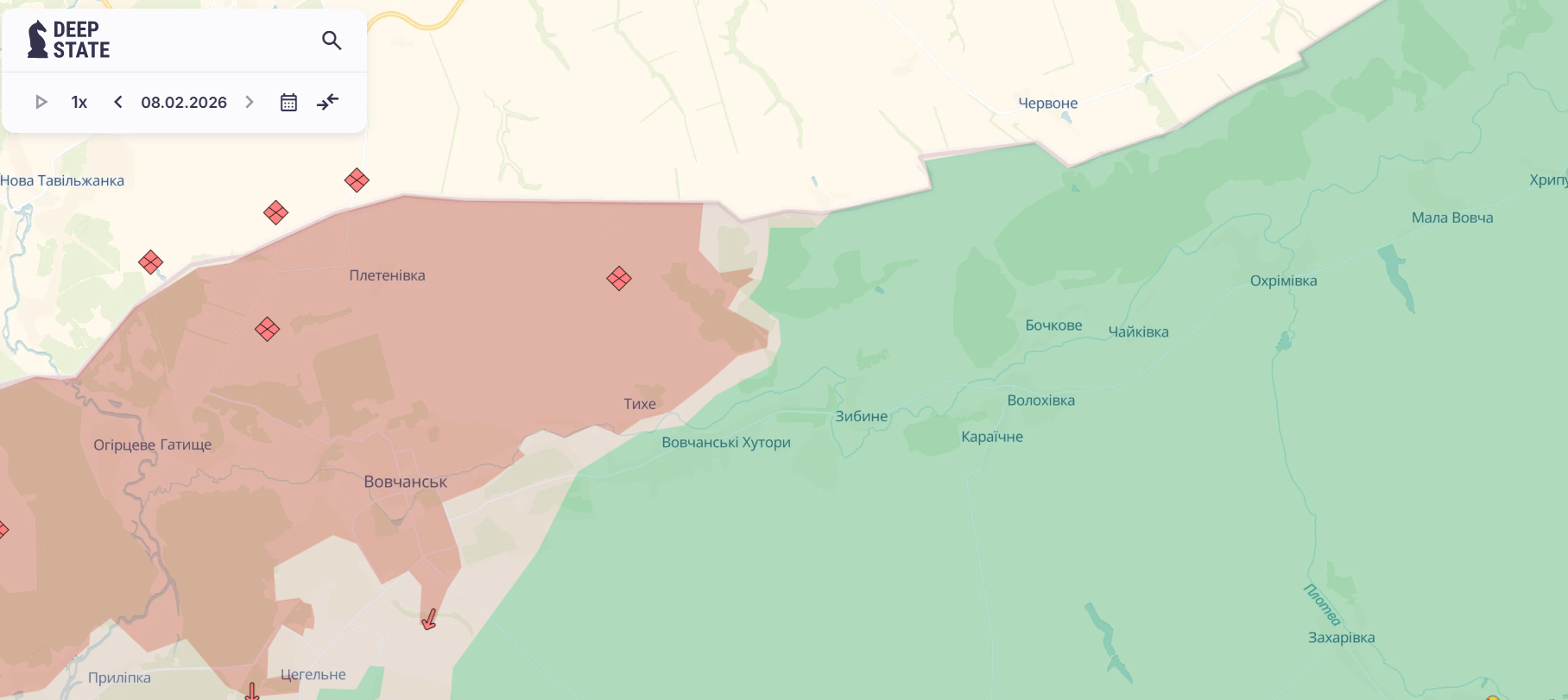 Скріншот: DeepState